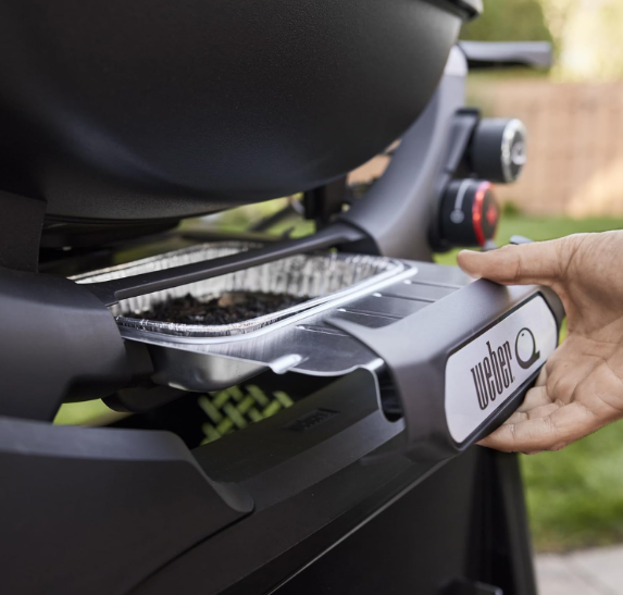 Weber Q 2800N+ Liquid Propane Grill, Sky Blue