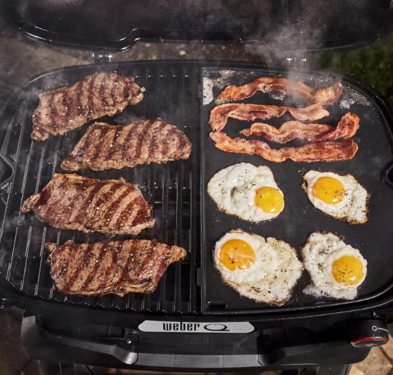 Weber Q 2800N+ Liquid Propane Grill, Sky Blue