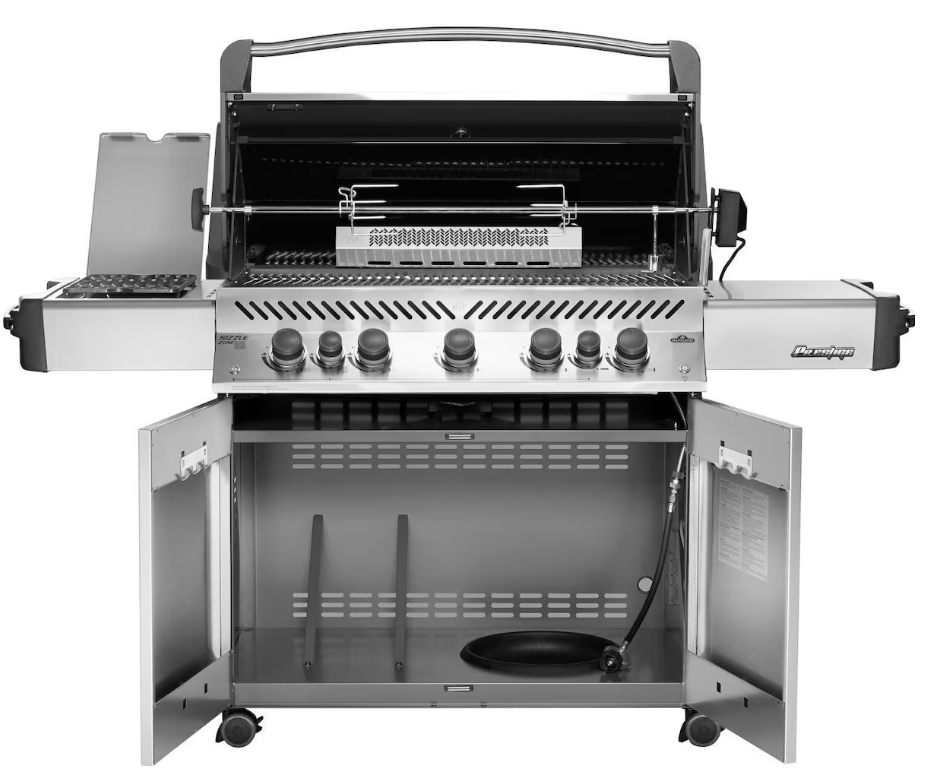 Napoleon Prestige 665 5-Burner Propane Grill w/ Rotisserie & Side Burner