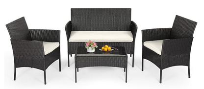 FDW 4-Piece Patio Furniture Set