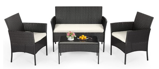 FDW 4-Piece Patio Furniture Set