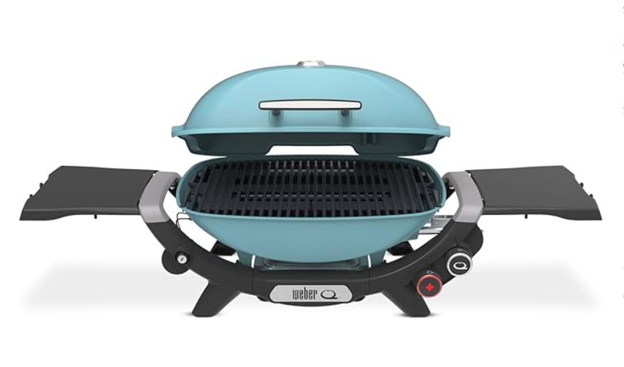 Weber Q 2800N+ Liquid Propane Grill, Sky Blue